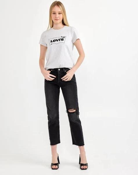 Levi's Wedgie Straight Jeans After Sunset Black 28/28