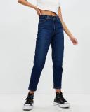 Levis Womens High Waisted Mom Jeans Winter Cloud / 27 / 31