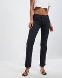 Levis Womens Super Low Boot Jeans First or Last Black Size 25