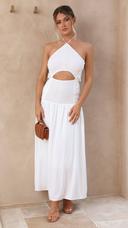Leyah Midi Dress - White - Buy Women's Dresses - Billy J 10 / White