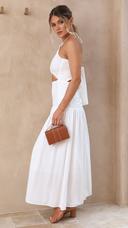 Leyah Midi Dress - White - Buy Women's Dresses - Billy J 10 / White