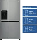 LG 668L Side by Side Fridge