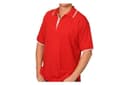 LIBERTY | Men Polo Shirts Contrast Pique Maroon+Gold 2XL