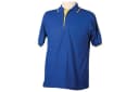 LIBERTY | Men Polo Shirts Contrast Pique Royal+Gold XS