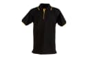 LIBERTY | Men Polo Shirts Contrast Pique Royal+Gold XS