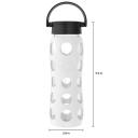 Lifefactory 650ml Classic Cap Bottle - Arctic White