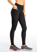 Light Fleece Pocket Leggings II 28'' Olive Leopard Grain / XXS