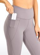 Light Fleece Pocket Leggings II 28'' Olive Leopard Grain / XXS
