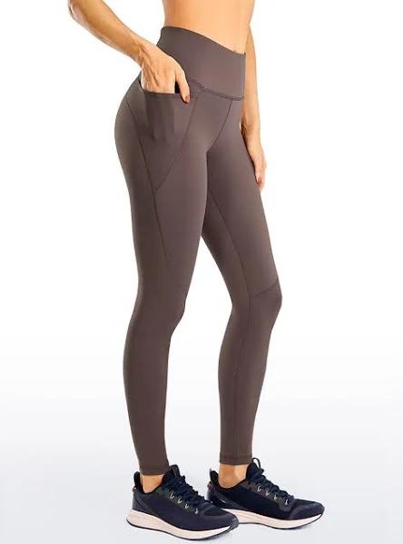 Light Fleece Pocket Leggings II 28'' Purple Taupe / XS