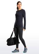 Light Fleece Pocket Leggings II 28'' Slate Blue / S
