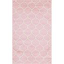 Light Gray Trellis Frieze Rug 6 ft Runner