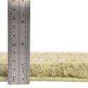 Light Green Solid Frieze Rug 5x8