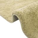 Light Green Solid Frieze Rug 5x8