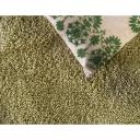 Light Green Solid Frieze Rug 5x8