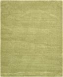 Light Green Solid Frieze Rug 8x10