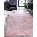 Light Green Solid Frieze Rug 8x10