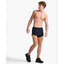 Light Speed 3" Shorts, 2XU, S, Moonlight/Silver Reflective, Male