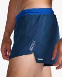 Light Speed 3" Shorts, 2XU, XXL, Moonlight/Silver Reflective, Male