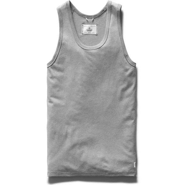 Lightweight Jersey Tank Top / XX Large / Heather Grey / Slim by Reigning Champ
