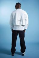 Lil Tjay Boxy PU & Suede Mix Bomber