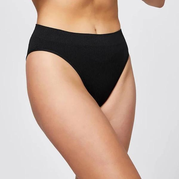 Lily Loves Ribbed Seamfree Hi-Waisted Bikini Briefs; Style: LHB02077