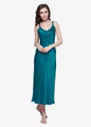 LILYSILK Silk Nightgown AU Women 22 Momme Dark Teal XS