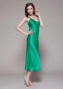 LILYSILK Silk Nightgown AU Women 22 Momme Green Jade XXL