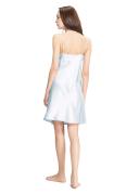 LILYSILK Silk Nightgown AU Women 22 Momme Light Sky Blue XXL