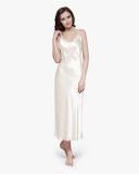 LILYSILK Silk Nightgown AU Women 22 Momme Natural White XL
