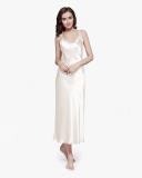 LILYSILK Silk Nightgown AU Women 22 Momme Natural White XL