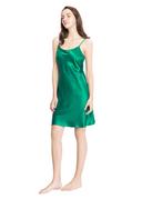 LILYSILK Silk Nightgown AU Women Round Neckline Green Jade S