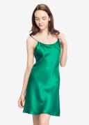 LILYSILK Silk Nightgown AU Women Round Neckline Green Jade XXL