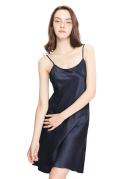 LILYSILK Silk Nightgown Australia Women Adjustable Spaghetti Straps Navy Blue XXL