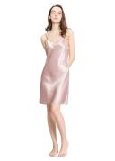 LILYSILK Silk Nightgown Australia Women Adjustable Spaghetti Straps Rosy Pink XS