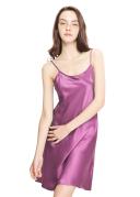 LILYSILK Silk Nightgown Australia Women Adjustable Spaghetti Straps Violet XS