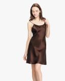 LILYSILK Silk Nightgown Australia Women Light and Soft Chocolate Brown S