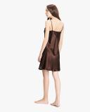 LILYSILK Silk Nightgown Australia Women Light and Soft Chocolate Brown S