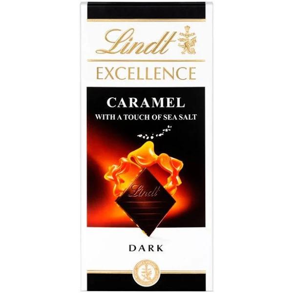 Lindt Excellence Dark Caramel with Touch of Sea Salt 100g