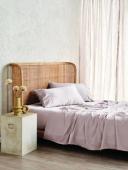 Linen House 400TC Australian Cotton Sheet Set Surf Blue King Sheet Set