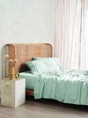 Linen House 400TC Australian Cotton Sheet Set Surf Blue King Sheet Set