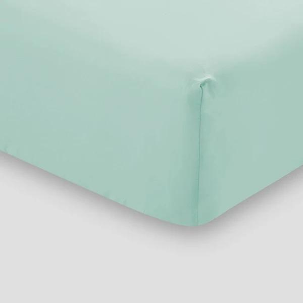 Linen House Lane 50cm Mint Single Fitted Sheet