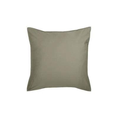 Linen House Nara European Pillowcase 65x65cm | Moss
