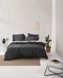 Linen House Nara Quilt Cover Set | Super King | Moss