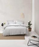 Linen House Nara Quilt Cover Set | Super King | Moss