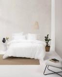 Linen House Nara Quilt Cover Set | Super King | Moss