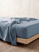 Linen House Nimes Fitted Sheet (Nightfall) - Queen Bed