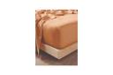Linen House Nimes Fitted Sheet Terracotta Brt Orange Queen
