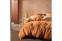 Linen House Nimes Linen Terracotta Quilt Cover Set, Queen