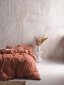 Linen House Nimes Quilt Cover Set (Rust) - Single