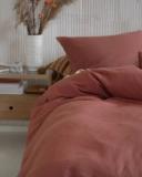 Linen House Nimes Quilt Cover Set (Rust) - Single